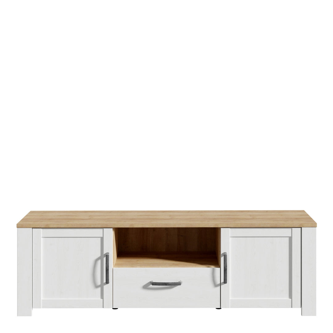 Bohol TV Unit in Riviera Oak/White