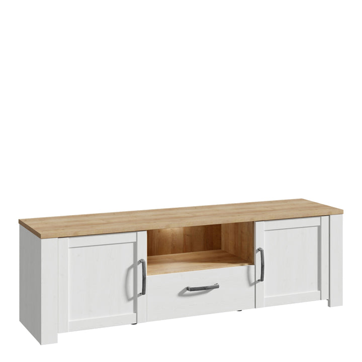 Bohol TV Unit in Riviera Oak/White