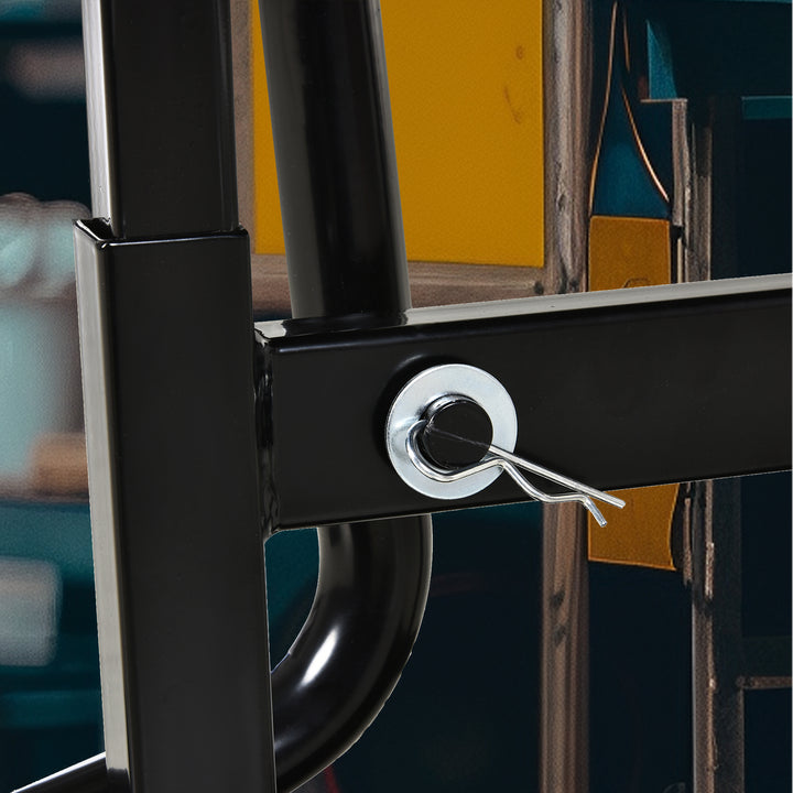 Steel Motorbike Jack Lift, 27.5 / 39.5 H cm - Black