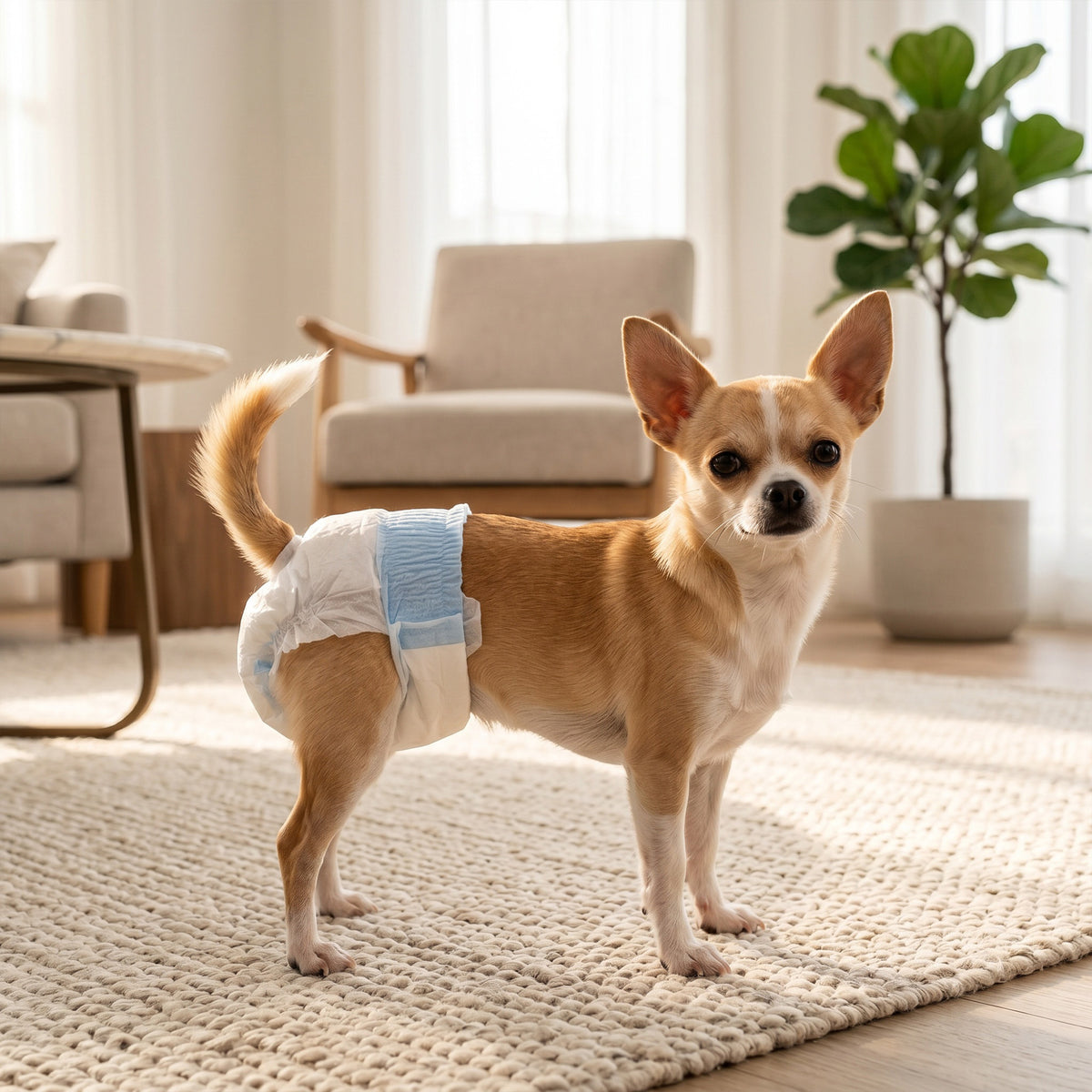 Disposable Dog Diapers Female Incontinence or Excitable Urination and 