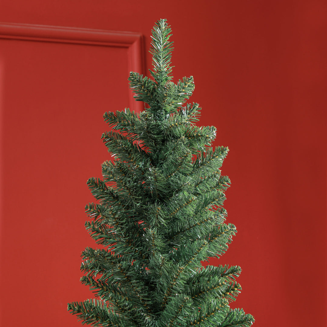 HOMCOM 6ft Artificial Bare Pencil Christmas Tree - Green