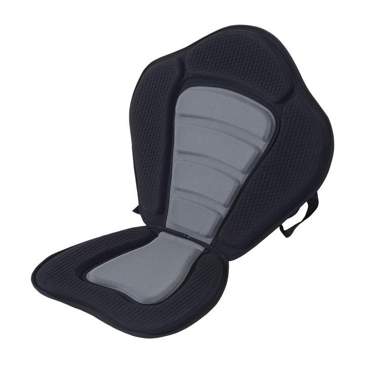 HOMCOM High Back Detachable Canoe/Kayak Seat, Comfortable Padding, Adjustable Straps, Black | Aosom UK