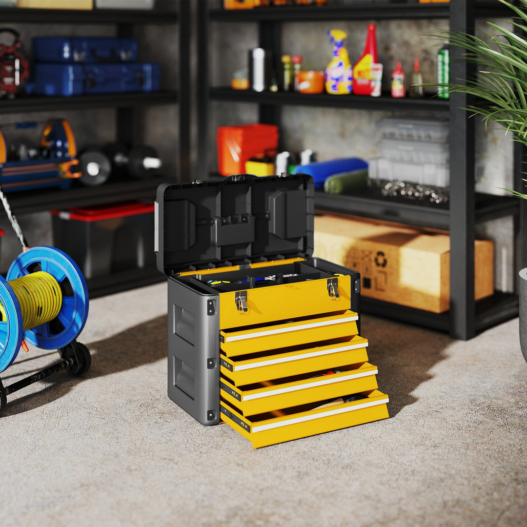 4 Drawers Large Toolbox