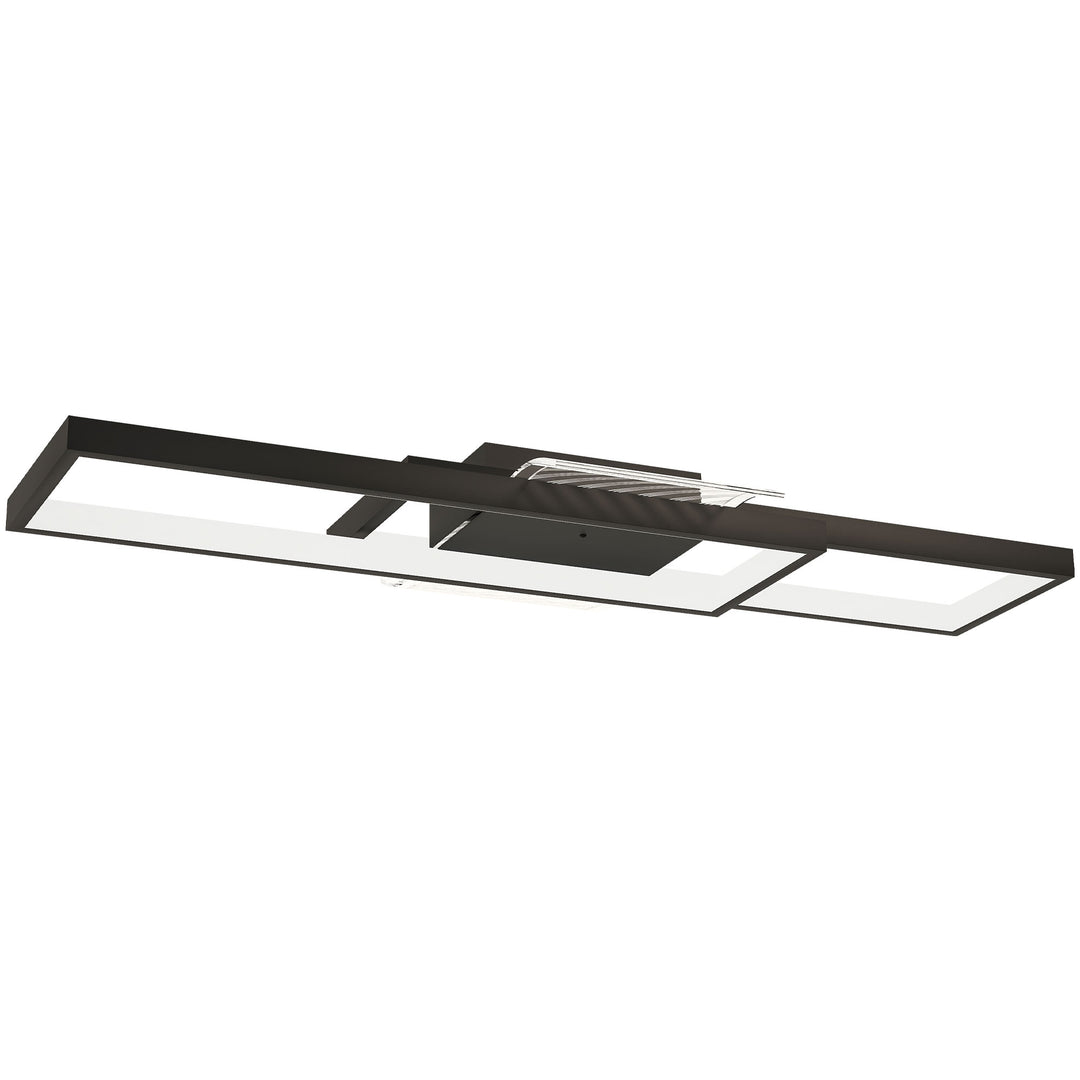 LED Ceiling Light, Modern Dimmable Ceiling Light with Wall Switch &amp; Remote Control, Flush Mount Ceiling Lamp with 3000-6000K Colour Temperatures for Living Room, Bedroom