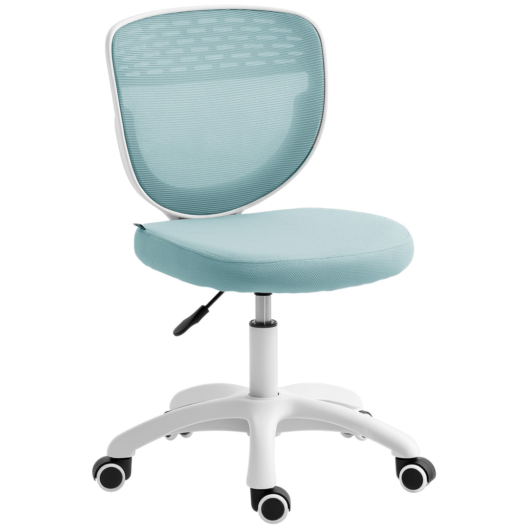 Office Chair, Armless Computer Desk Chair with Breathable Mesh, Adjust