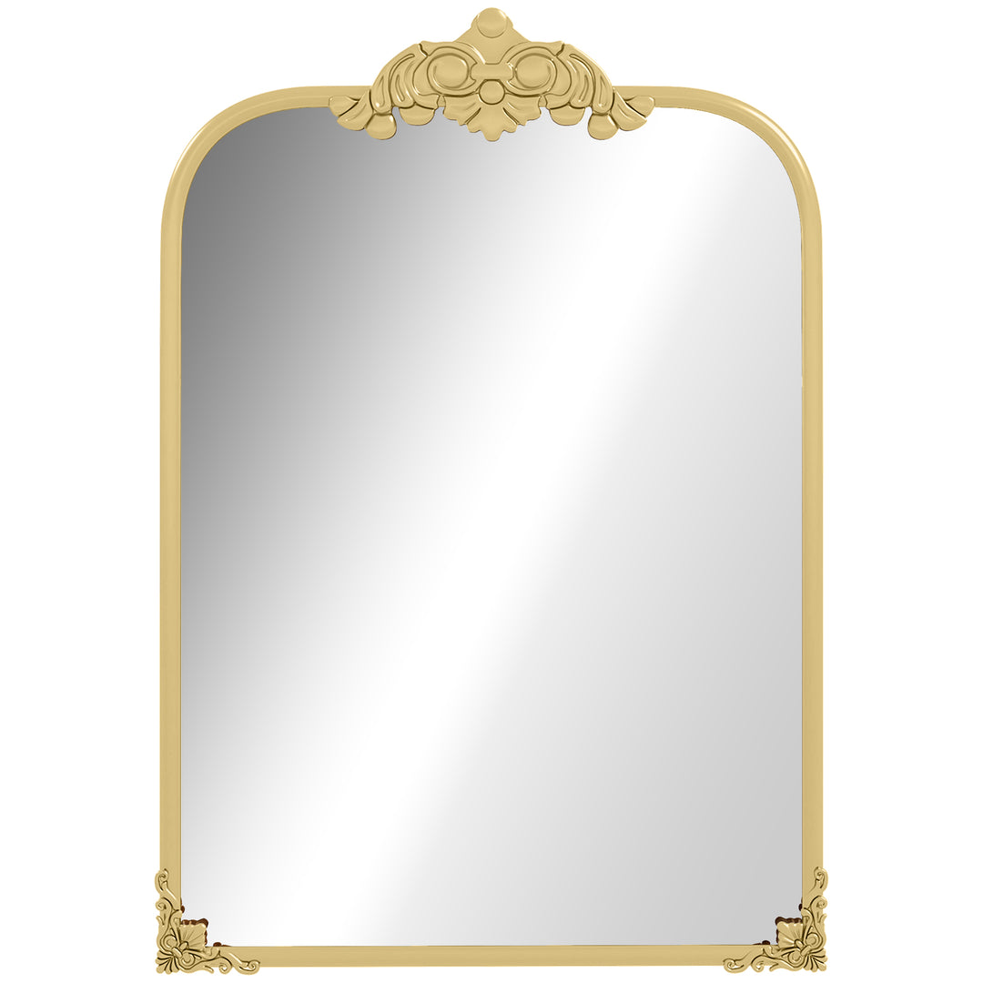 Wall Mirror, Decorative Baroque Mirror with Metal Frame, for Bedroom a