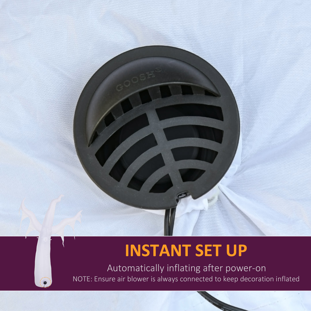 MCL 6FT 1.8m LED Halloween Inflatable Decoration Floating Ghost Scary Party Outdoors Yard Lawn