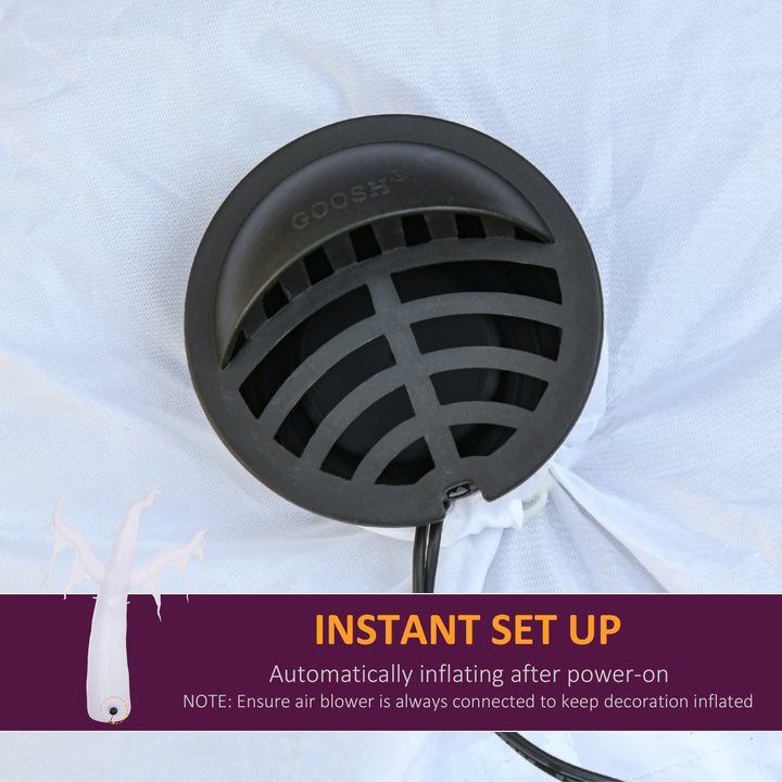 MCL 6FT 1.8m LED Halloween Inflatable Decoration Floating Ghost Scary Party Outdoors Yard Lawn