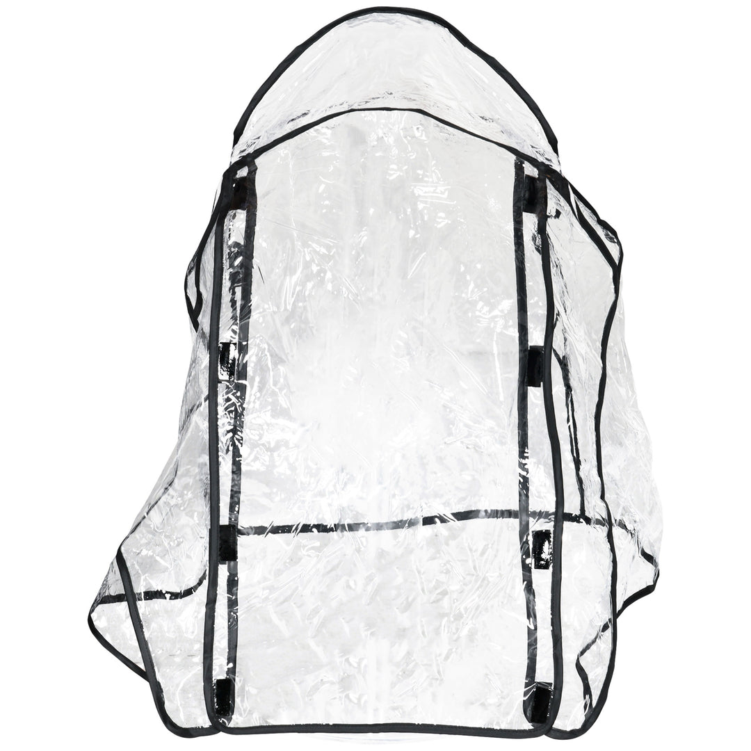 Rain Cover for Dog Pram Stroller, with Front and Rear Entry