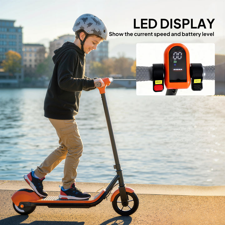Electric Scooter for Kids, with LED Display