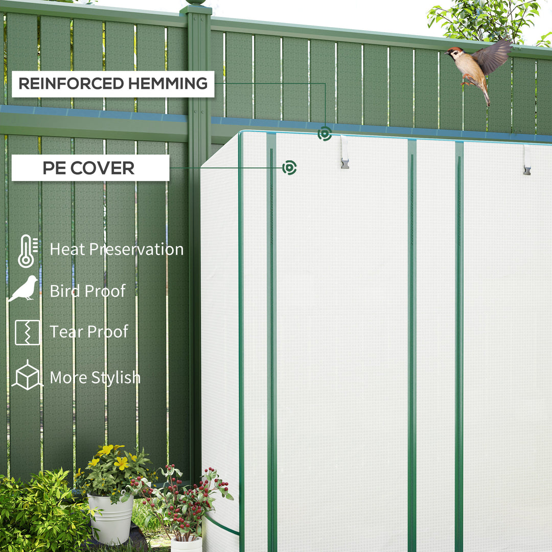 Three-Tier Mini Greenhouse - White