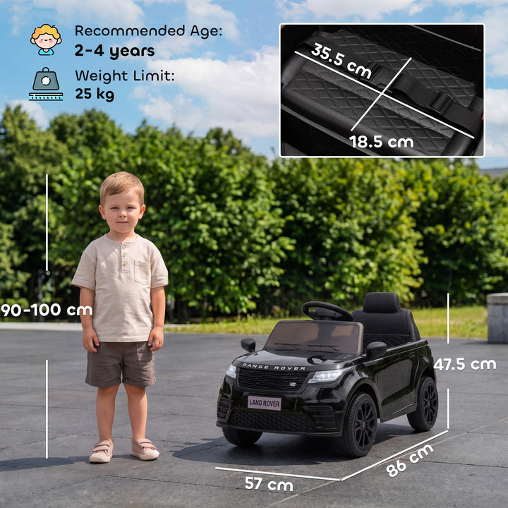 Range Rover Velar Licensed 12V Electric Car for Kids with Remote - view 3