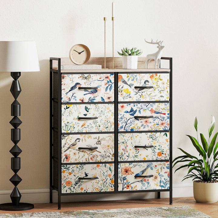 8-Drawer Chest of Drawers - White