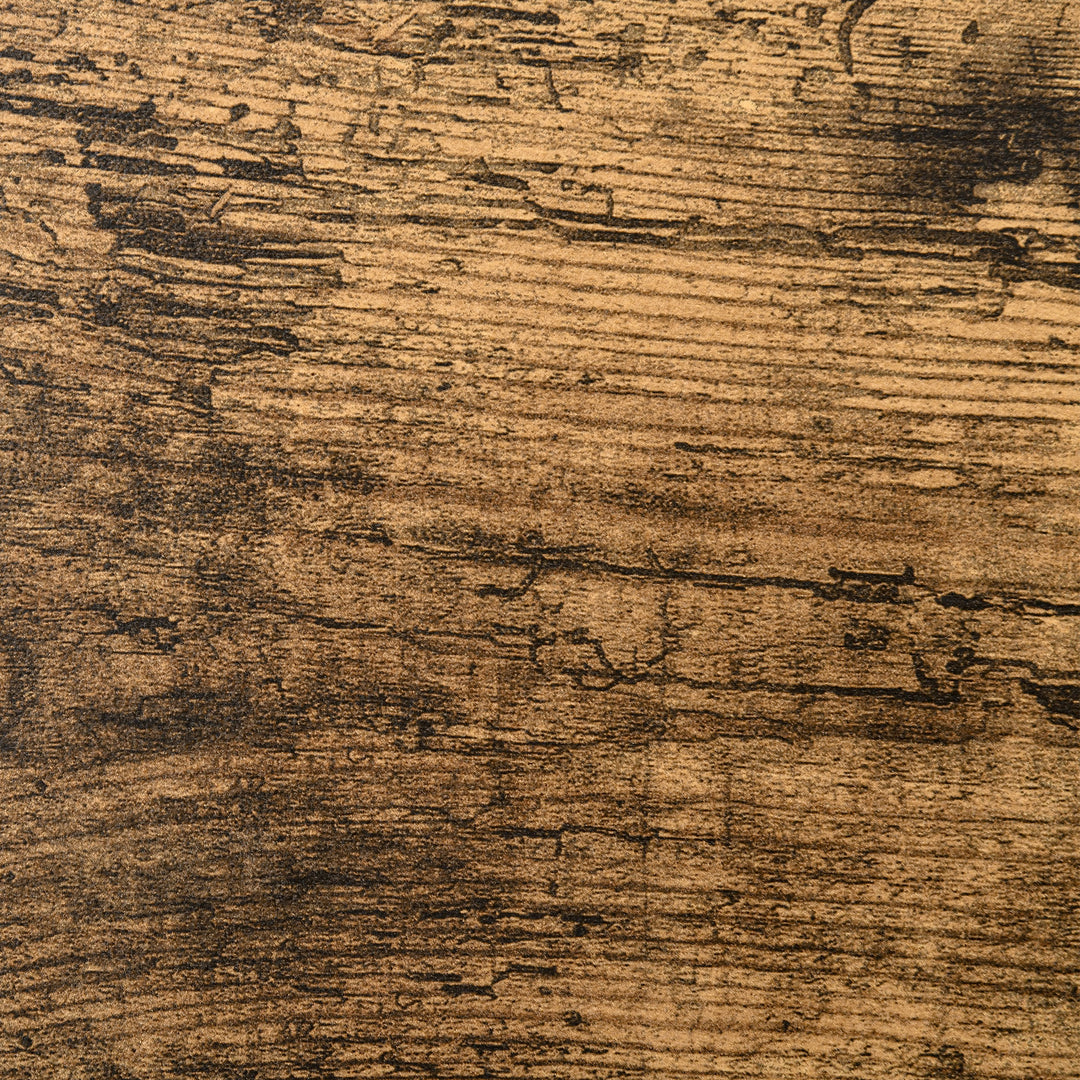 MCL Industrial Shoe Cabinet with 3 Flip Drawers, Narrow Shoe Storage Cabinet for 18 Pairs, Freestanding Slim Shoe Storage Organiser for Entryway, Hallway, Rustic Brown