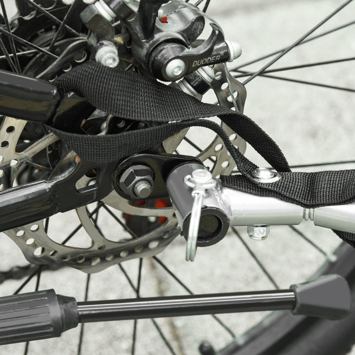 HOMCOM Bicycle Trailer Coupler: Sturdy Connector for Effortless Cycling Accessory Installation | Aosom UK