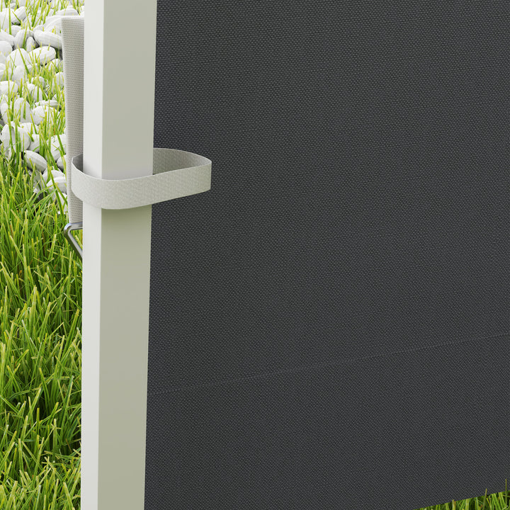 3 Meters Gazebo Replaceable Exchangeable Side Panel Wall Panels Walls With Window, Dark Grey