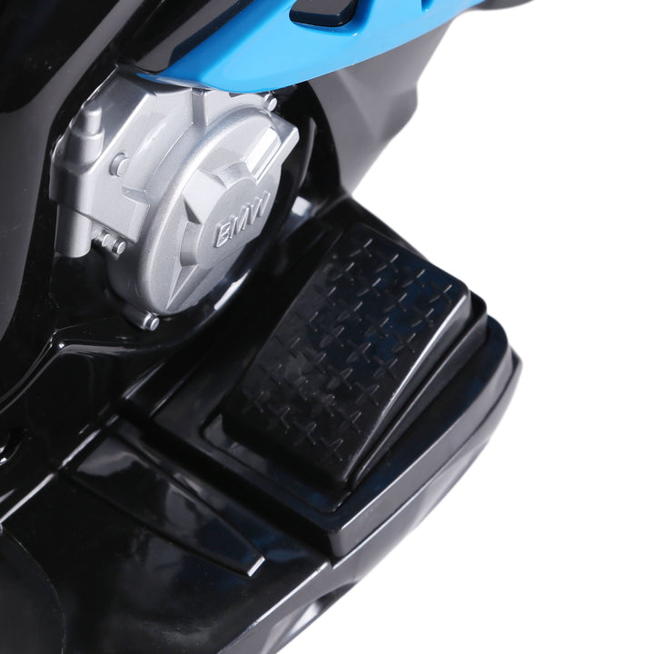 Electric Motorbike for Kids Ride on BMW Motorbike W/Headlights and Music, 6V, Blue