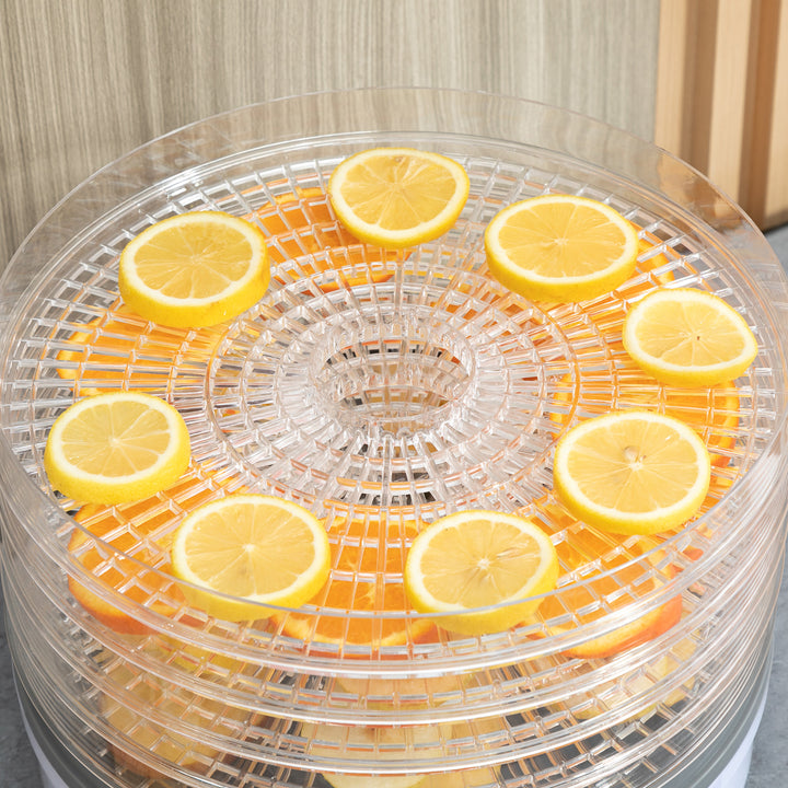 5 Tier Food Dehydrator, 245W Food Dryer Machine with Adjustable Temperature Control for Drying Fruit, Meat, Vegetable, Jerky and Pet Treat, White