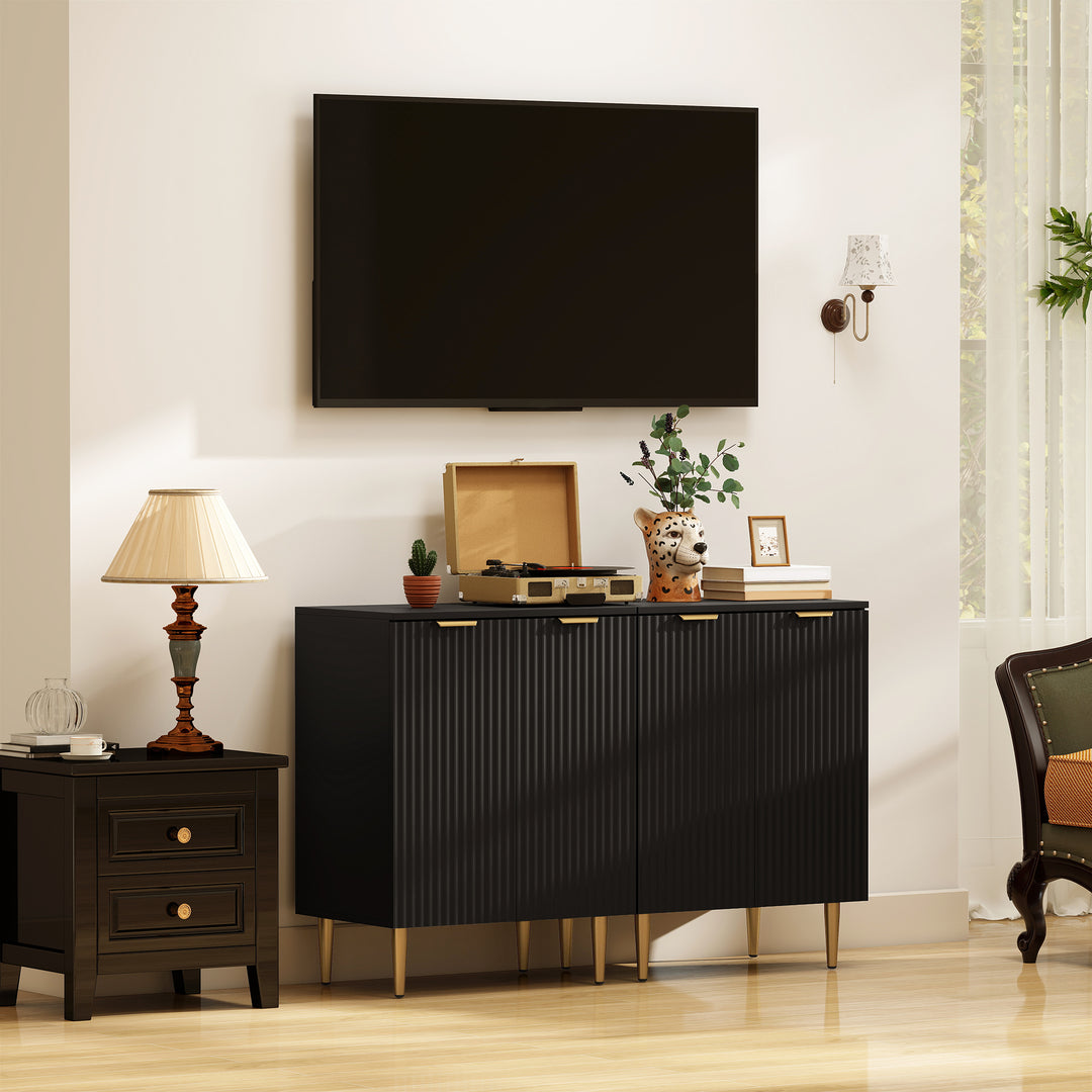 MCL Adjustable Shelf Sideboard - Black