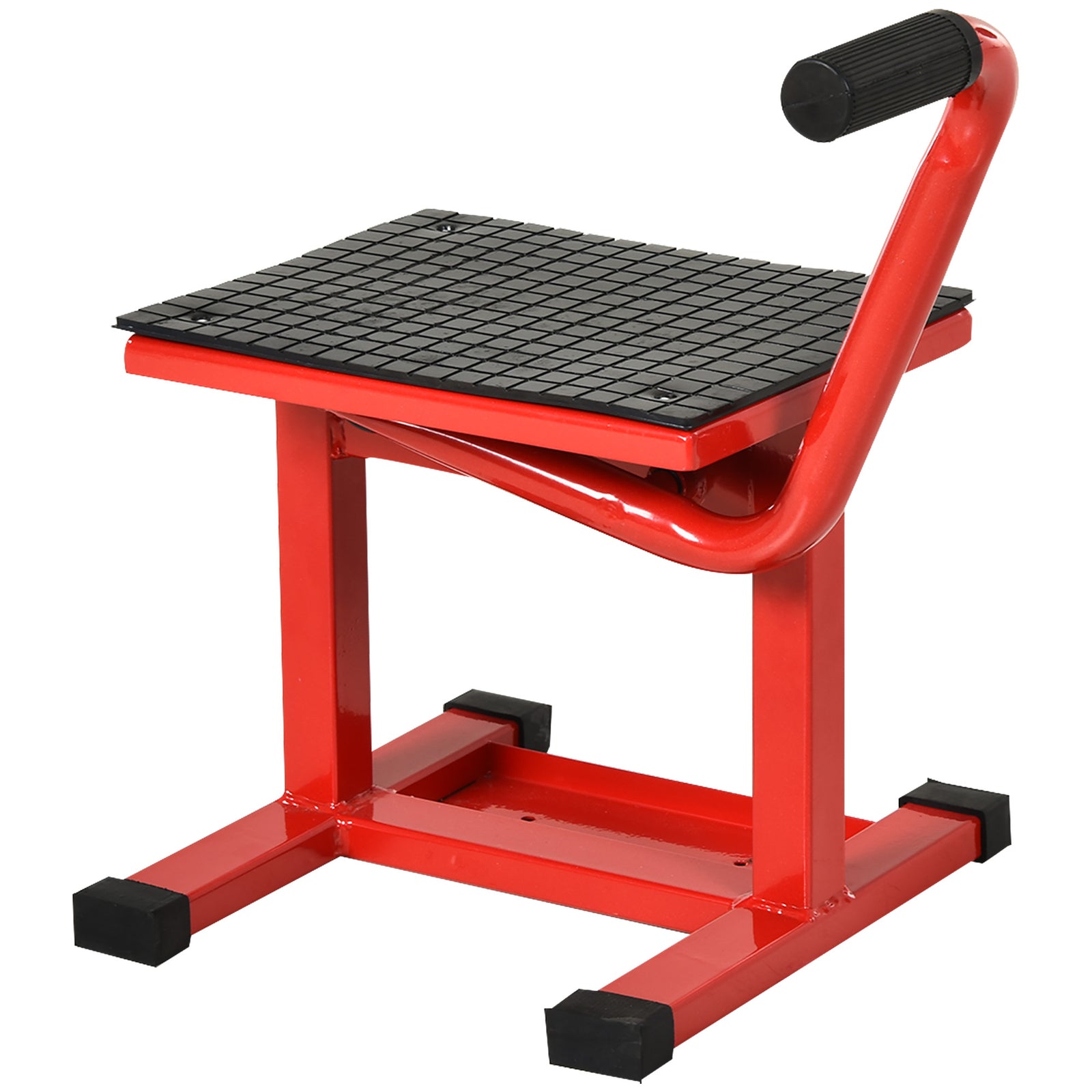 Steel Motorbike Jack Lift, 27.5 / 39.5 H cm - Red
