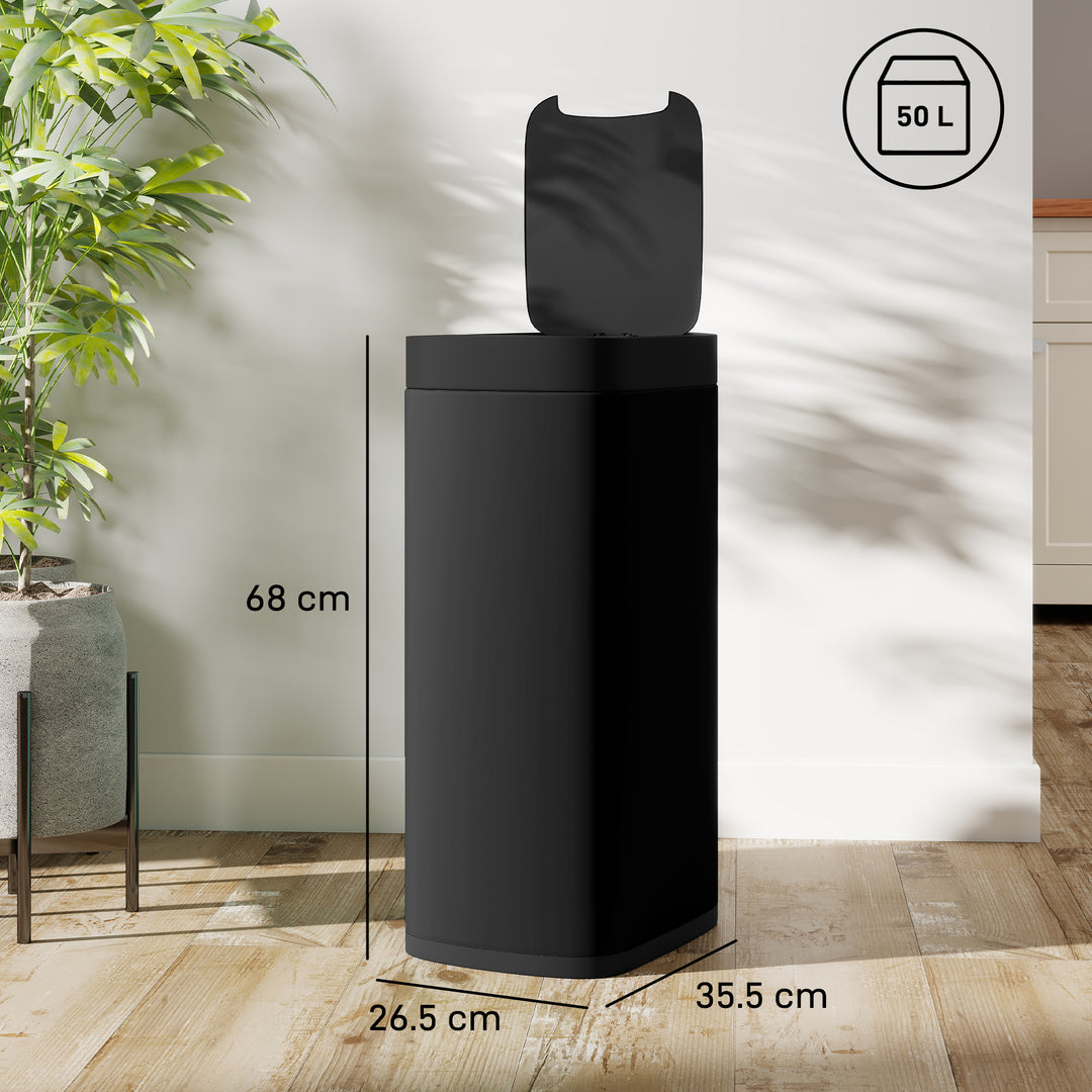 50L Sensor Bin, Automatic Kitchen Bin, Manual Override, Battery Operat