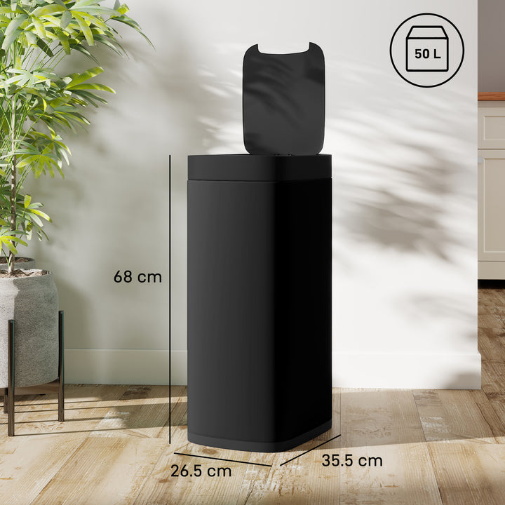 50L Sensor Bin, Automatic Kitchen Bin, Manual Override, Battery Operat