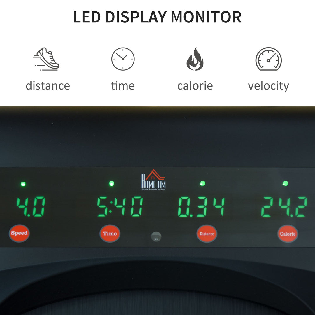 MCL Foldable Walking Machine Treadmill 1-6km/h with LED Display & Remote Control Exercise Fitness for Home Office