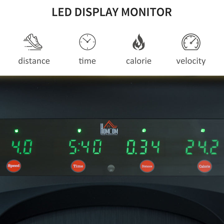 MCL Foldable Walking Machine Treadmill 1-6km/h with LED Display & Remote Control Exercise Fitness for Home Office