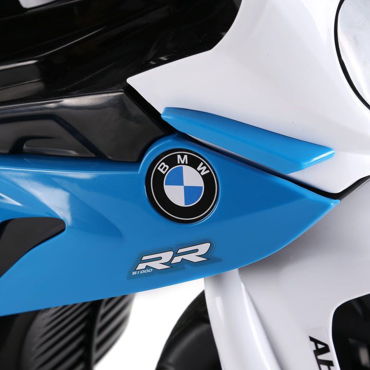 Electric Motorbike for Kids Ride on BMW Motorbike W/Headlights and Music, 6V, Blue