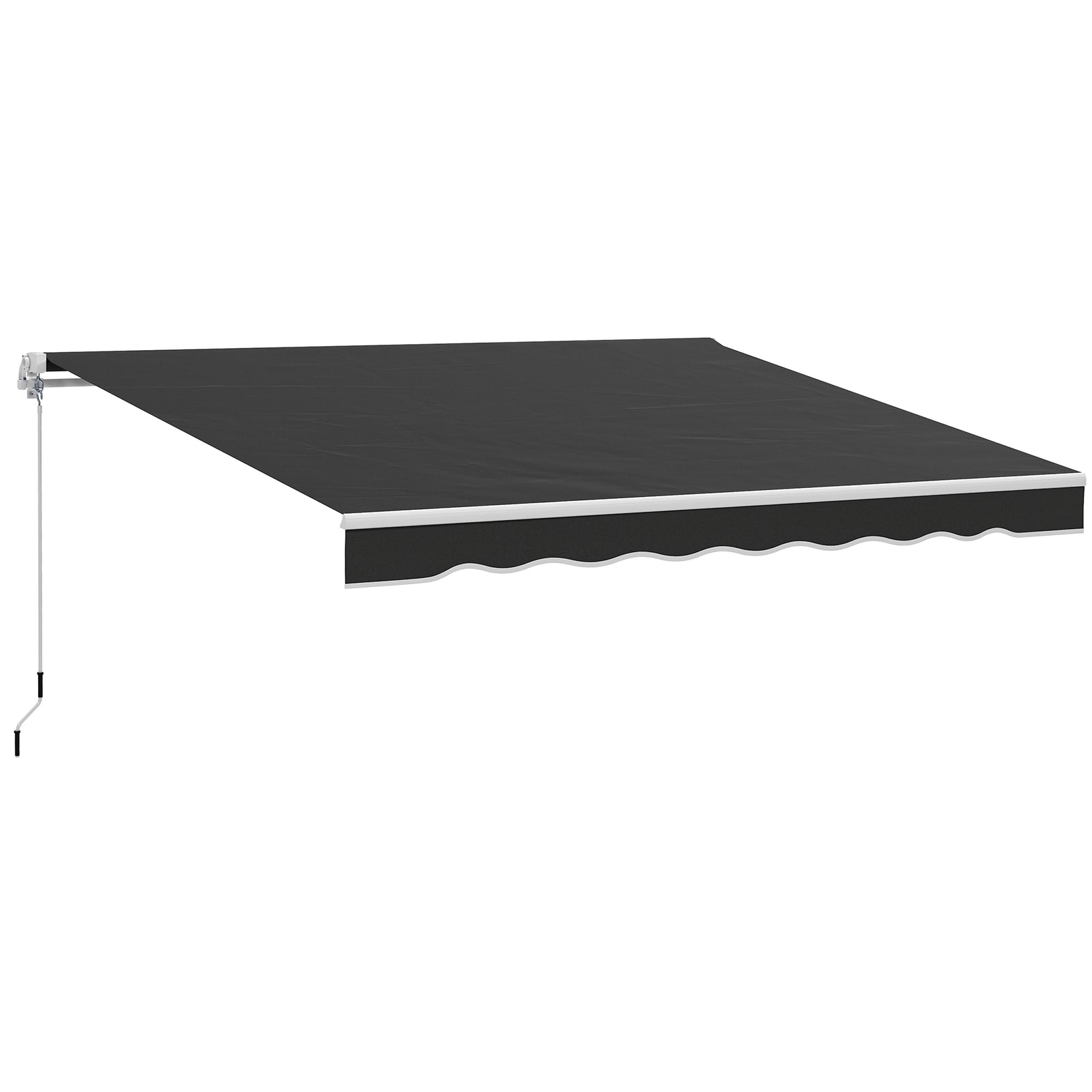 Garden Retractable Awning - Black