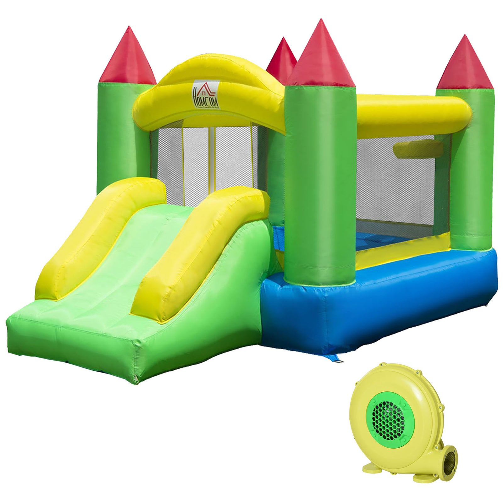 Nylon Inflatable Bouncy Castle Multi-Colour