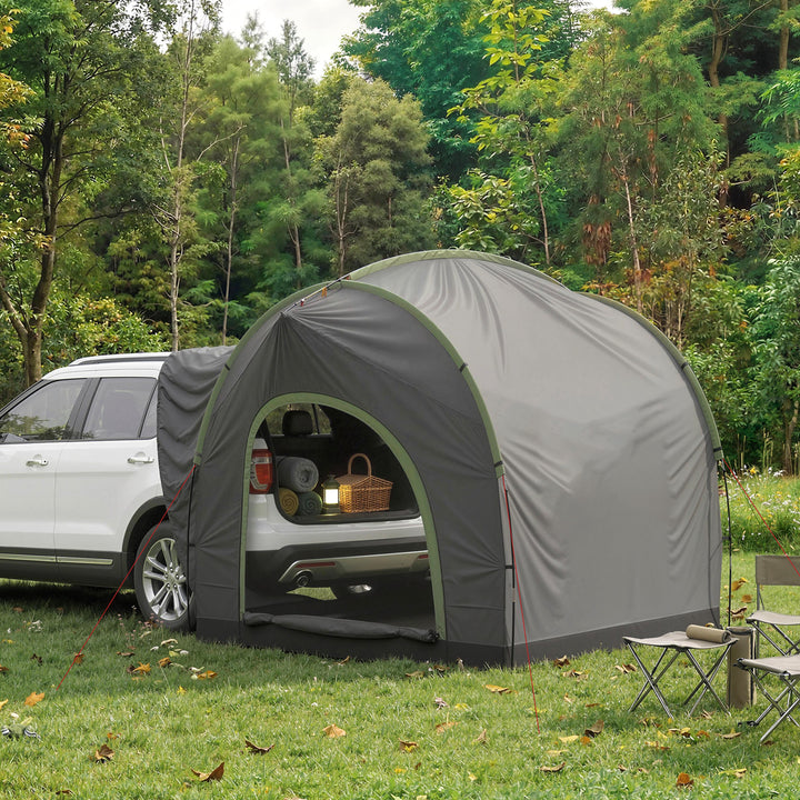 Car Tent with 2.35m Stand-Up Height, 3000mm Waterproof Tailgate Tent w