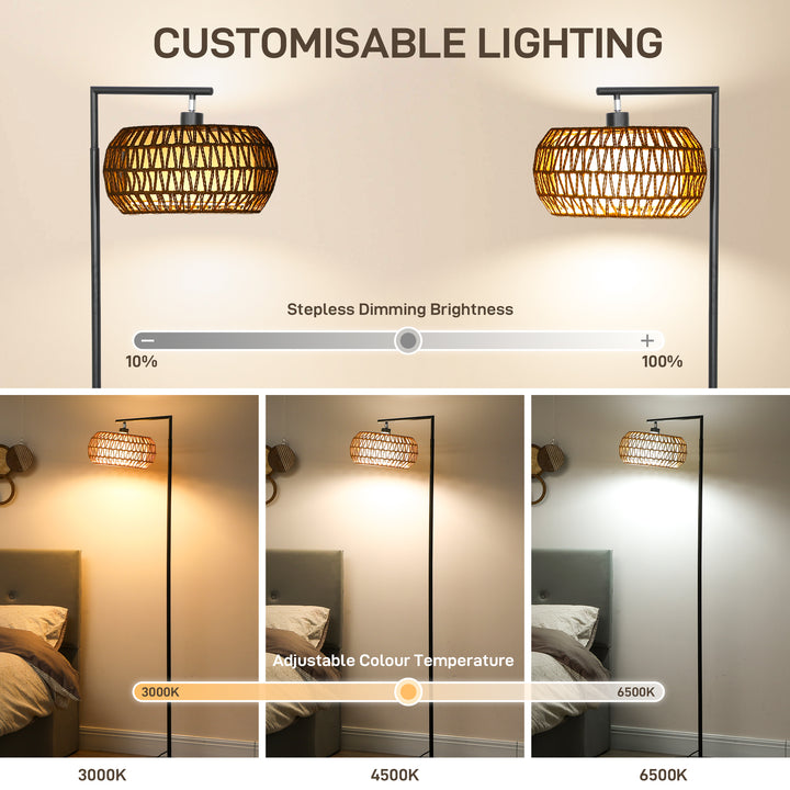Boho Dimmable Floor Lamp