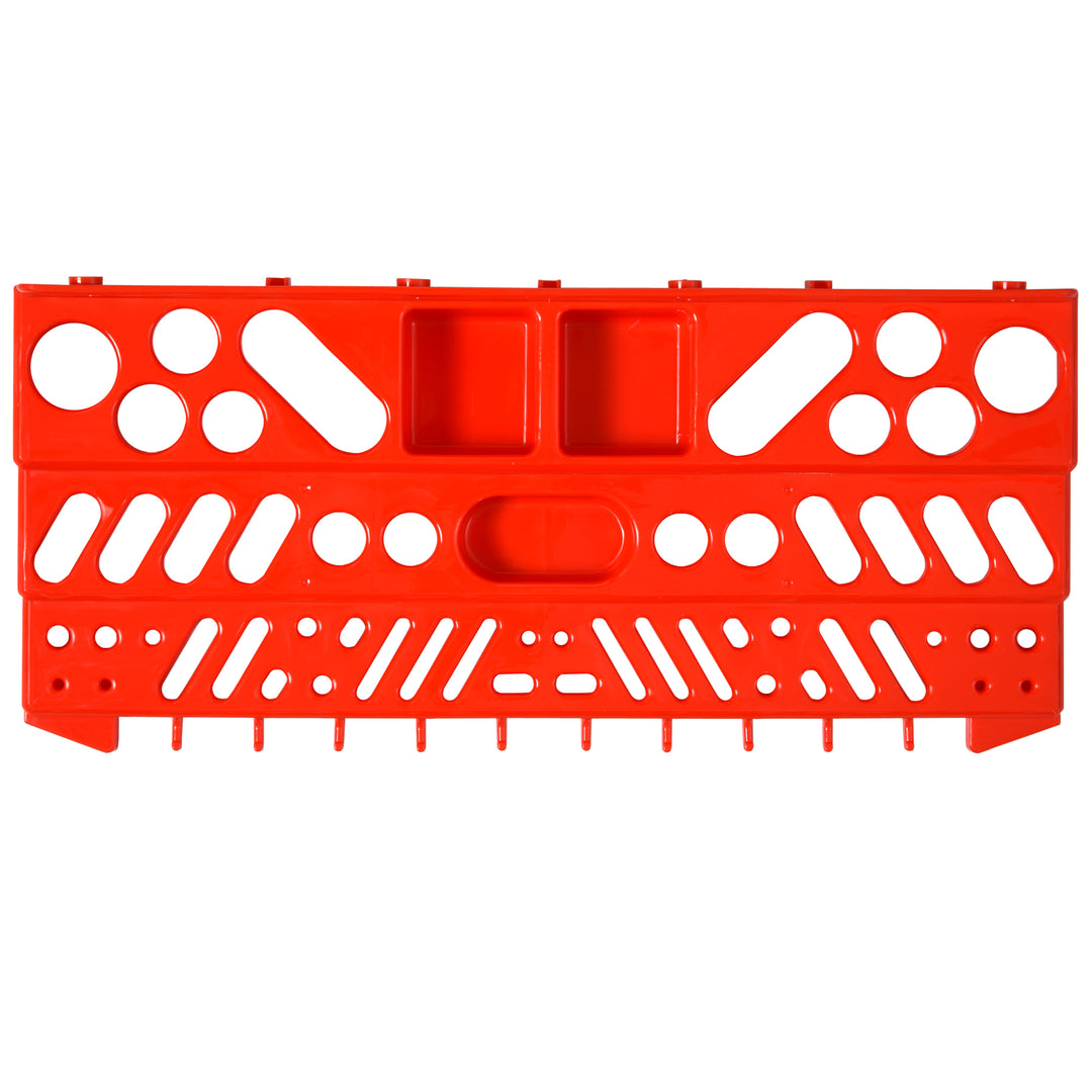 54 Pcs On-Wall Tool Equipment Holding Pegboard Home DIY Garage Organiser DIY w/ 50 Pegs 2 Shelves