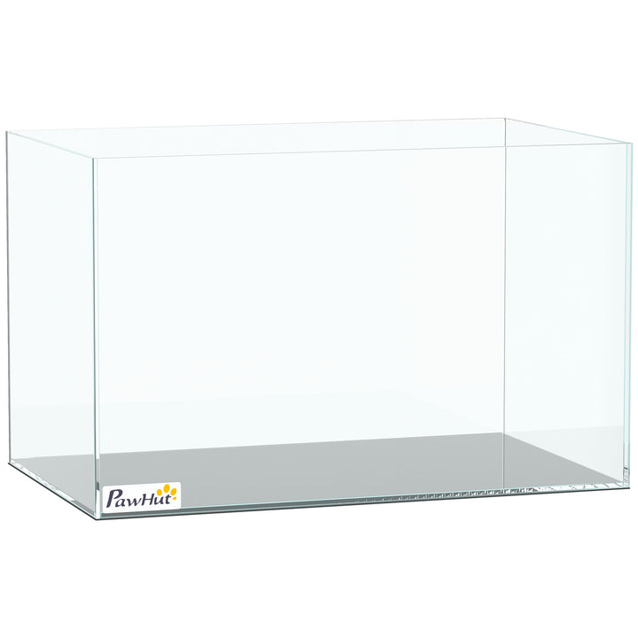 Fish Tank Bare Glass for DIY Glass Aquarium with Protective Base Mat 2