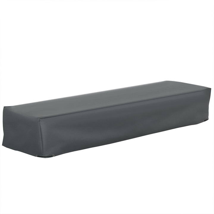 MCL 200x73cm Outdoor Garden Rattan Furniture Protective Cover Water UV Resistant Grey