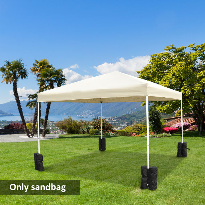 MCL 15 kg Heavy Duty Gazebo Weight Sand Bags, 4 pcs Leg Weights Marquee Tent Canopy Base for Trampoline Pop Up Gazebo Tent Parasols