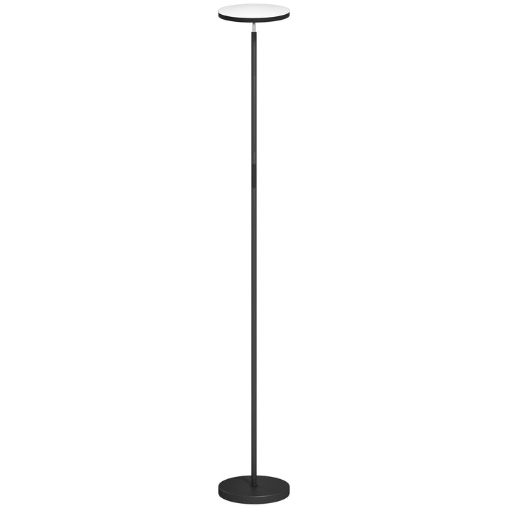 RGB Uplighter Floor Lamp, Tall Dimmable Standing Lamp with Remote &amp; Touch Control, 350° Rotatable Head for Living Room Bedroom, 2700K-6000K Colour Temperatures