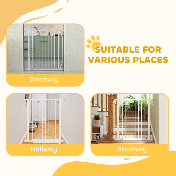 Extra Wide Dog Gate, with Door Pressure, for Doorways, Hallways, Stair
