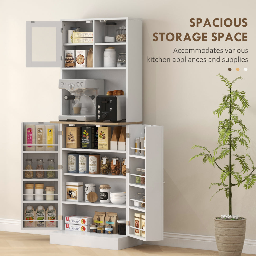 Two-Part Kitchen Storage Cabinet