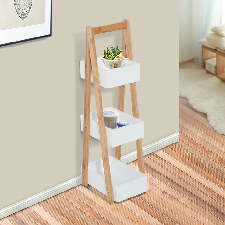 3 Tier Bathroom Shower Caddy Freestanding Rack Storage Unit Shelf Organiser