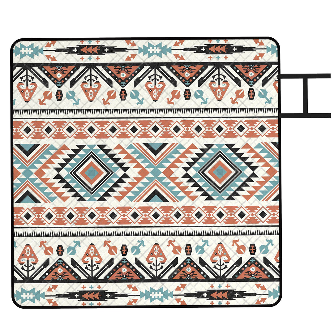 Picnic Blanket, 200x200CM Large Beach Blanket Outdoor Picnic Mat with 