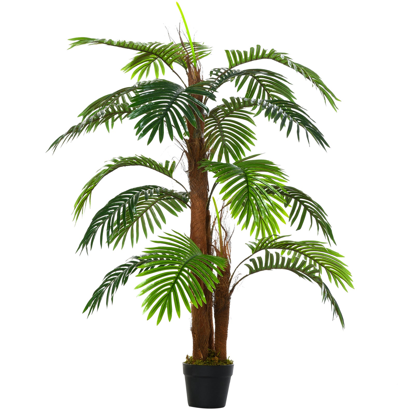 Artificial Plant Bamboo Artificial Tree Height 120 cm with Pot for Home Indoor Decor