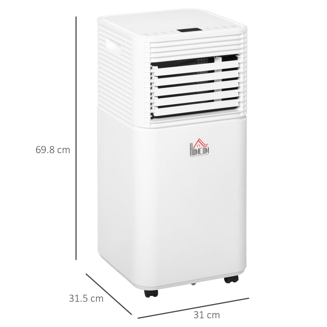 MCL 9000 BTU Portable Air Conditioner for Cooling Dehumidifier Fan, Air Conditioning Unit for Room up to 28m², with Remote, 24H Timer, Window Mount Kit, R290, A Energy Efficiency, 1122W