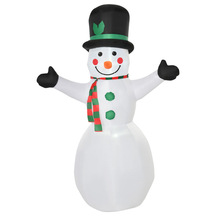 MCL 6.5ft Inflatable Snowman LED Christmas Xmas Air Blown Holiday Decoration Outdoor Garden Decor