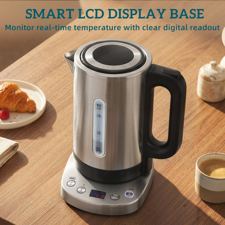 Electric Kettle, 1.7L, Fast Boil, 3kW Water Kettle with UK Strix Therm