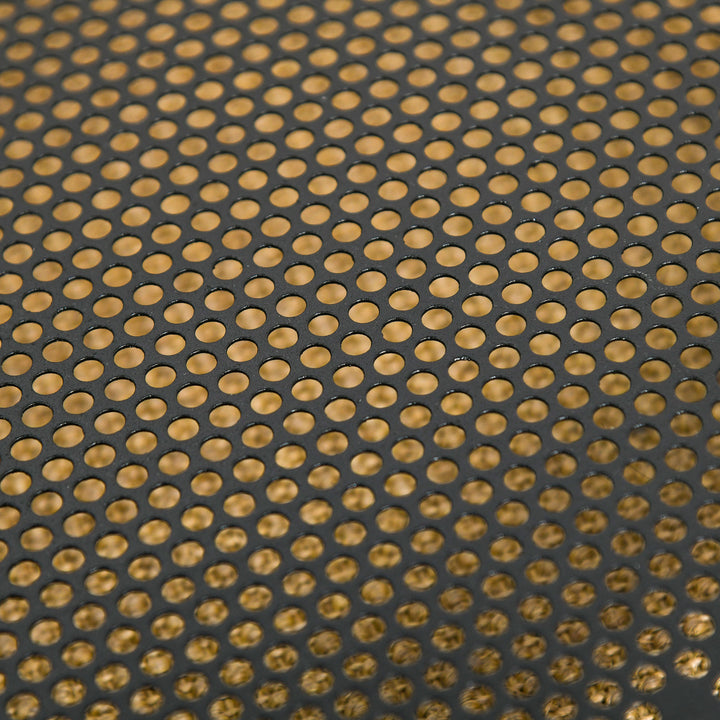 MCL C Shaped Side Table with Wheels, Mobile End Table, Laptop Stand with Metal Frame and Storage Shelf, Rustic Brown