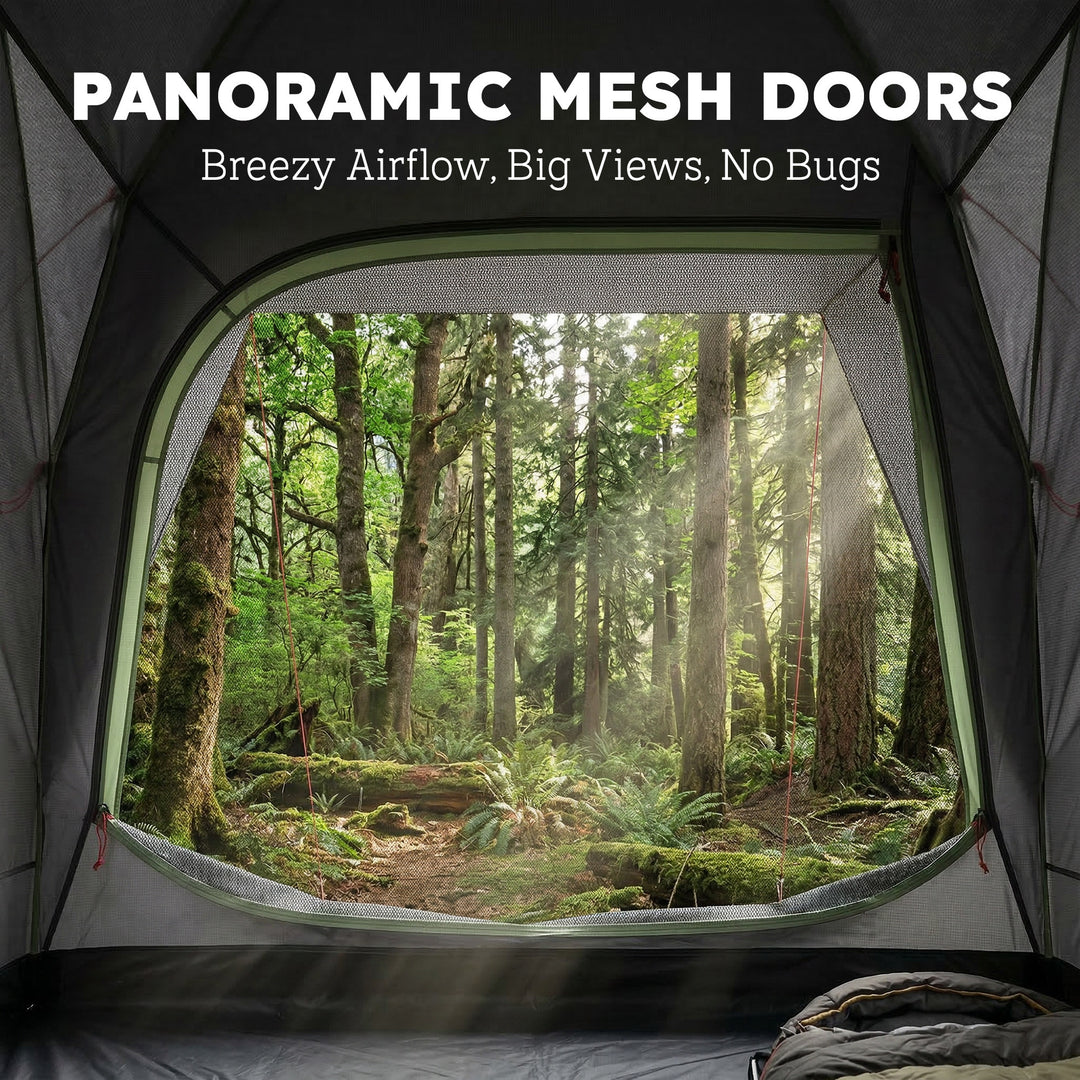 Car Tent with 2.35m Stand-Up Height, 3000mm Waterproof Tailgate Tent w
