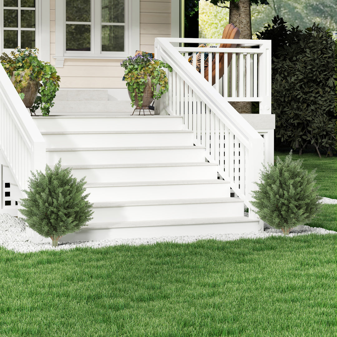 60 cm Artificial Cypress Tree with Ground Stake, Set of 2 Artificial P