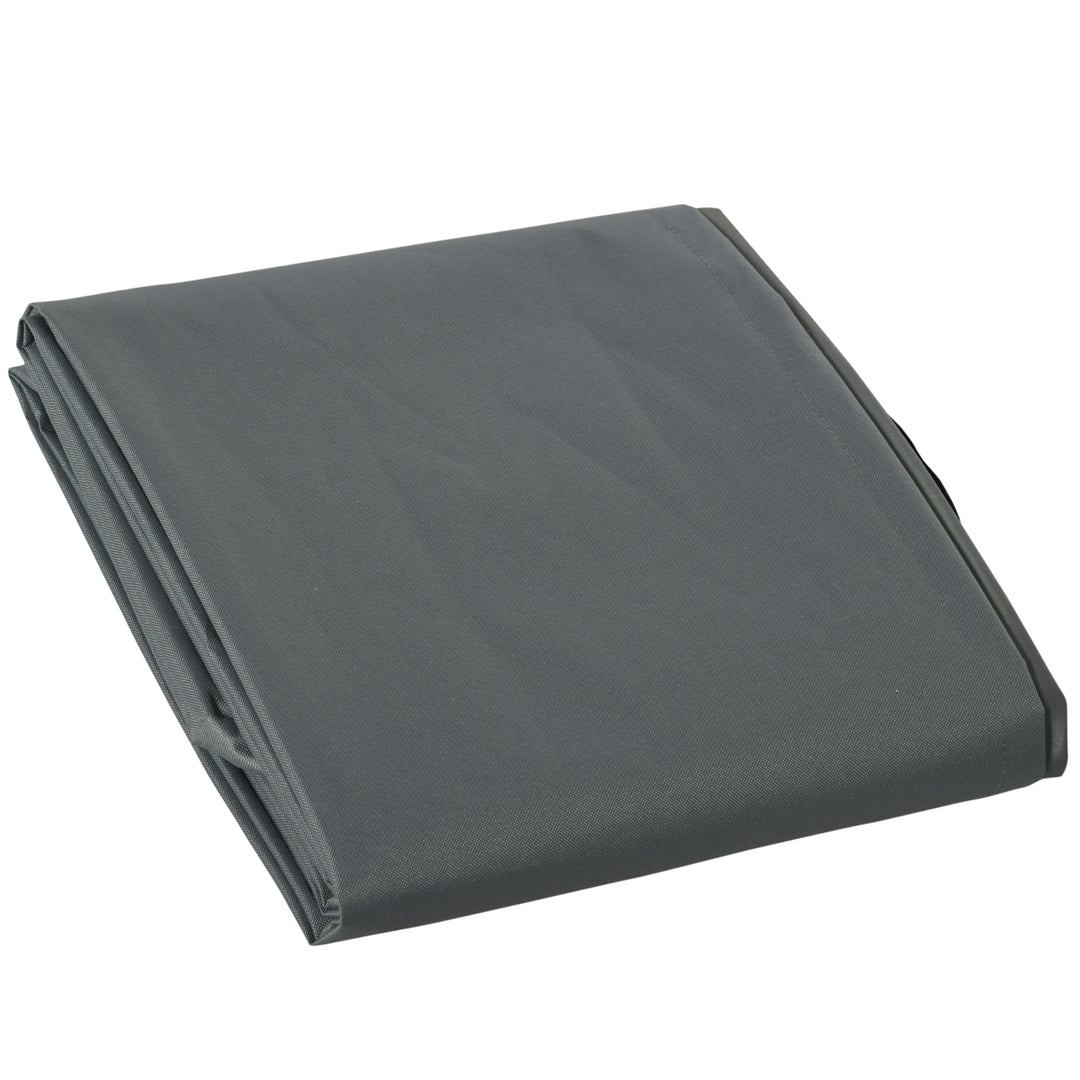 200x73cm Outdoor Garden Rattan Furniture Protective Cover Water UV Resistant Grey